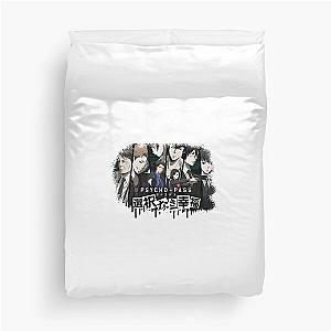 Plot Characters of Psycho Pass Duvet Cover