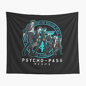 Graphic Funny Anime Psycho-Pass Main Characters Tapestry