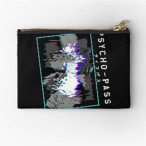 Shinya Kougami Glitchy Psycho pass T-shirts and stickers Zipper Pouch