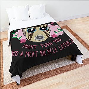 Feeling Cute - Borderlands Psycho (for dark background) Comforter