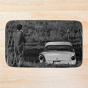 Alfred Hitchcock's Psycho - Swamp Scene Illustration Bath Mat