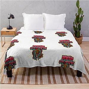 Psycho Clown Throw Blanket