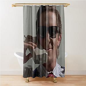 American Psycho Patrick Bateman T-Shirt Shower Curtain