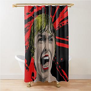 Psycho Pop Art Shower Curtain