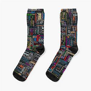 Jungian Psychology Word Cloud Socks