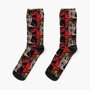 Psycho Pop Art Socks