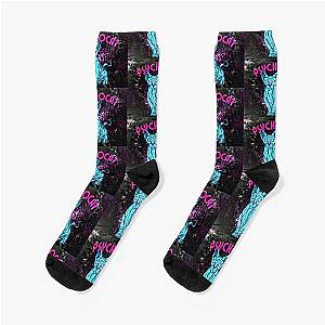 Psycho Sphynx Cat Socks