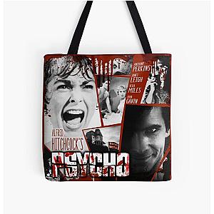 Hitchcock Psycho Movie All Over Print Tote Bag