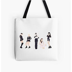 Red Velvet Psycho Silhouette All Over Print Tote Bag