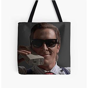 Patrick Bateman on Phone (American Psycho) All Over Print Tote Bag