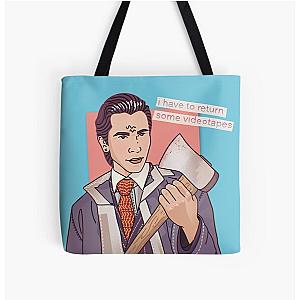 american psycho. All Over Print Tote Bag