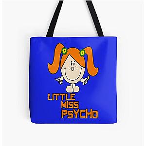 Little Miss Psycho All Over Print Tote Bag