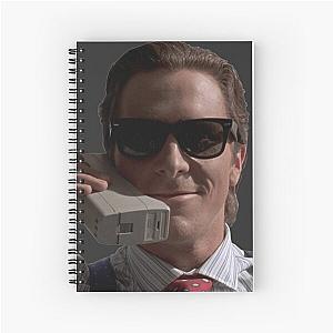 Patrick Bateman on Phone (American Psycho) Spiral Notebook