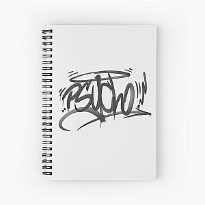 Psycho Graffiti Tag Spiral Notebook