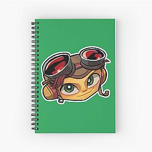 Raz Aquato Psychonauts Spiral Notebook