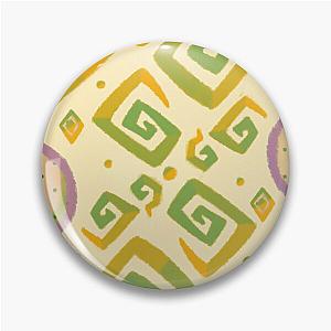 Psychonauts 70s Midmod Brain Logo Pattern Pin