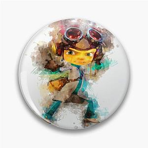 Razputin - Psychonauts 2 (Watercolor) Pin