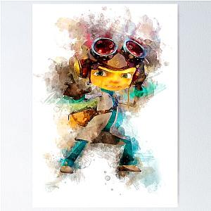 Razputin - Psychonauts 2 (Watercolor) Poster