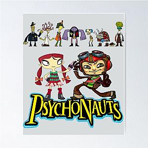 Psychonauts Tshirt, Psychonauts Shirt, Psychonauts 2 Game Tshirt Perfect Gift anime Poster