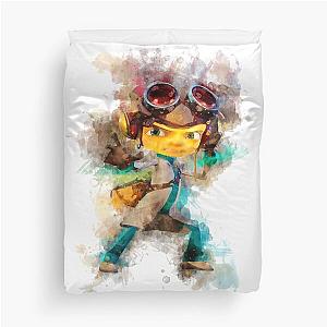 Razputin - Psychonauts 2 (Watercolor) Duvet Cover