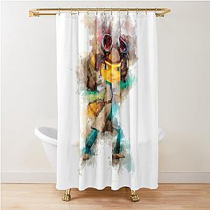 Razputin - Psychonauts 2 (Watercolor) Shower Curtain