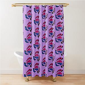 Psychonauts Logo - Bi Pride Shower Curtain