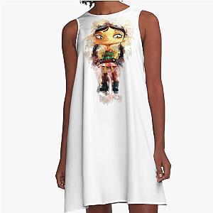 Lili - Psychonauts 2 (Watercolor) A-Line Dress