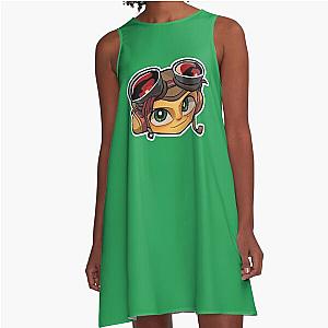 Raz Aquato Psychonauts A-Line Dress