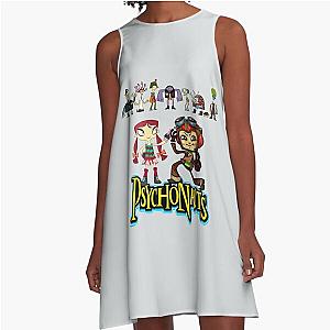 Psychonauts Tshirt, Psychonauts Shirt, Psychonauts 2 Game Tshirt Perfect Gift anime A-Line Dress