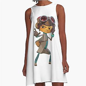 Razputin Aquato Psychonauts Painting A-Line Dress