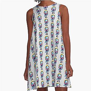 Psychonauts 2 - Lili 80s Retro   A-Line Dress