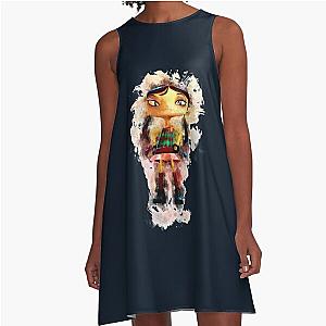 Lili - Psychonauts 2 (Watercolor)   A-Line Dress