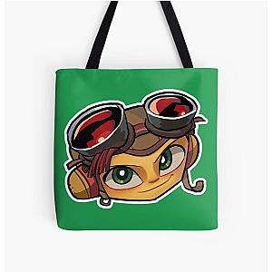 Raz Aquato Psychonauts All Over Print Tote Bag