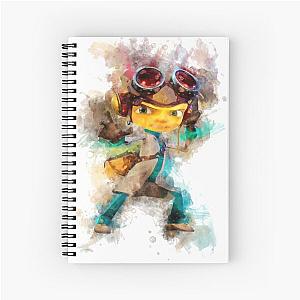 Razputin - Psychonauts 2 (Watercolor) Spiral Notebook