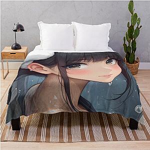 Akane Tsunemori Psycho Pass Shower Officer Focus Throw Blanket