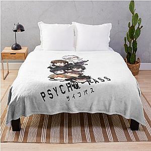 Psycho Pass Chibi Throw Blanket