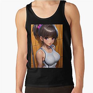 Akane Tsunemori Psycho Pass Anime Poised Busty Tank Top