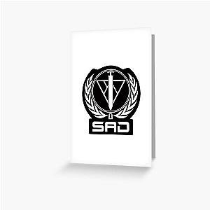 SAD Psycho Pass Inspired Emblem Greeting Card