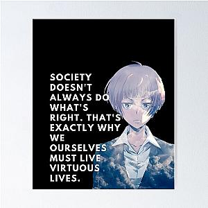 Tsunemori Akane Psycho Pass Society Poster