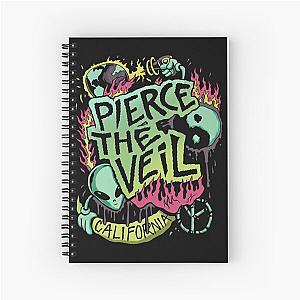 Pierce The Veil Band Vintage Spiral Notebook