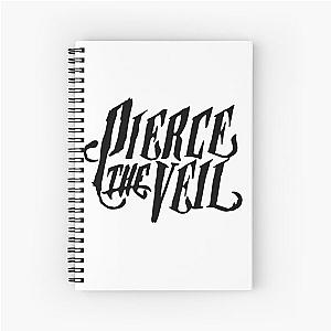 PIERCE THE VEIL LOGO BLACK Spiral Notebook