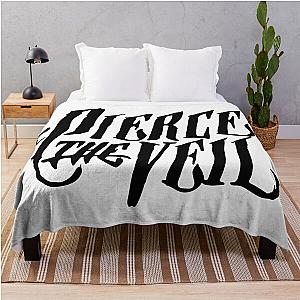 PIERCE THE VEIL LOGO BLACK Throw Blanket