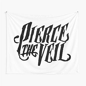 PIERCE THE VEIL LOGO BLACK Tapestry