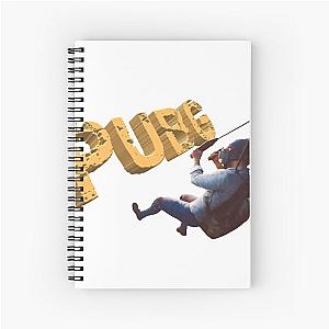 pubg t-shirt design Spiral Notebook