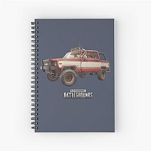 PUBG Bronco Design Spiral Notebook