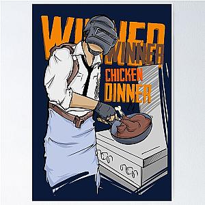 PUBG - Winner, Winner Chicken Dinner Merchandise Poster