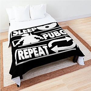 eat sleep pubg repeat Comforter