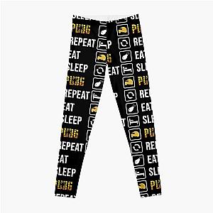 Eat Sleep PUBG Repeat - Game Nerds daily life Gift Ideas Leggings