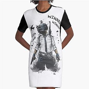 Winner Winner Chicken Dinner PUBG Design Graphic T-Shirt Dress