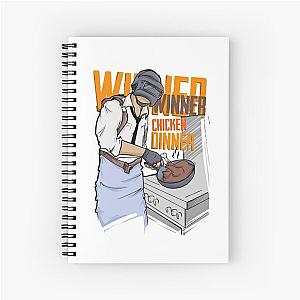 PUBG - Winner, Winner Chicken Dinner Merchandise Spiral Notebook